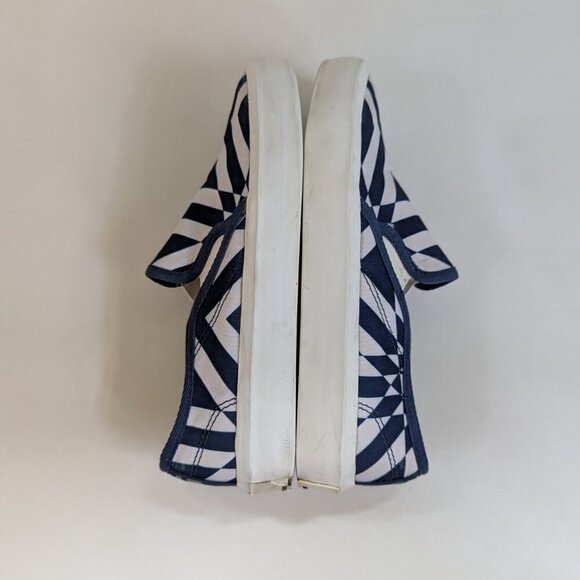 G-Star Raw Strett Slip On Canvas Sneaker Blue & White Sz 38/US 8 - Picture 3 of 8